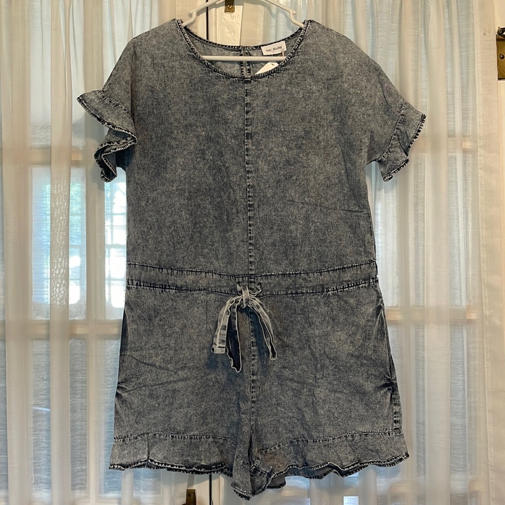 Denim Romper